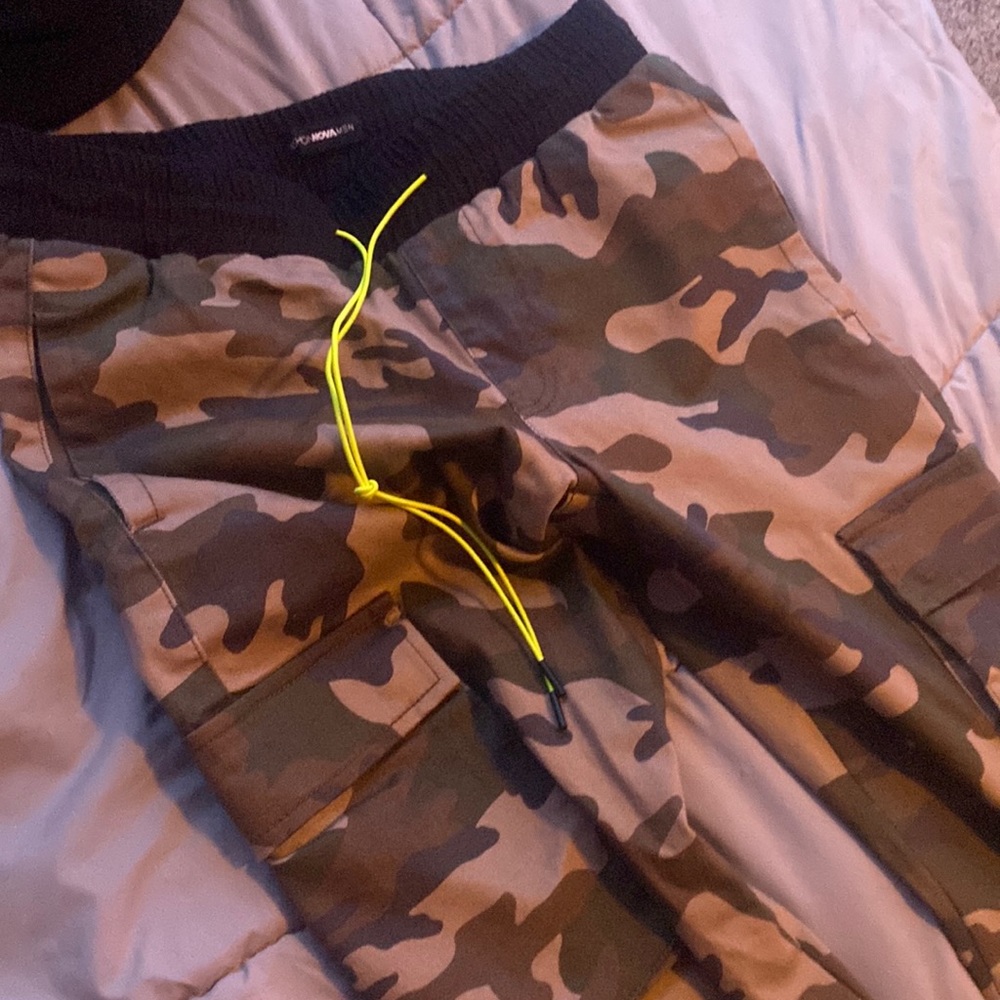Boohoo man camouflage cargo pants